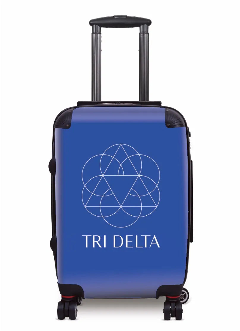 Tri Delta Carry-on Suitcase Blue Suitcases