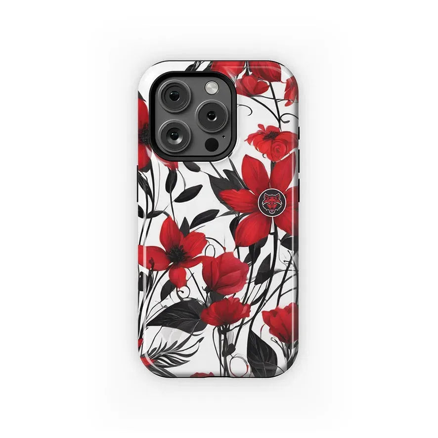 Arkansas State University iPhone 16, 15, 14, 13 Mobile Phone Case - Floral Gloss Mobile Phone Cases