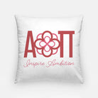 Alpha Omicron Pi Pillow Cover - Traditional Logo - 18" | Gift Shop | AOII | Decor | Festive Fit Home