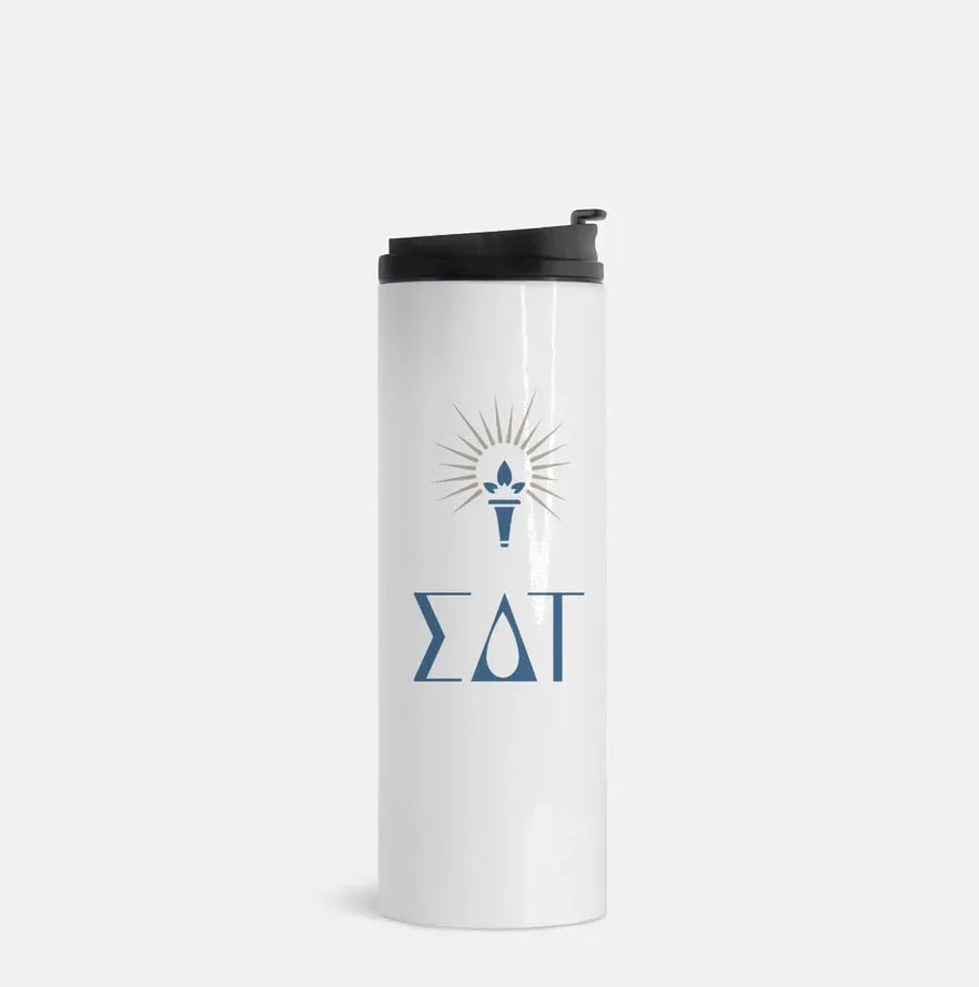Sigma Delta Tau Tumbler - Greek Letters 16 oz. Full Color Drinkware