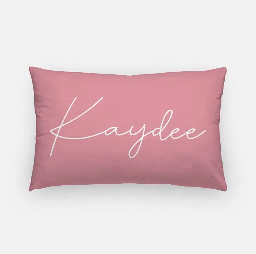 Kaydee Lumbar Pillow Cover  | Custom Kappa Delta Dorm Decor & Gifts