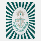 Alpha Sigma Tau Blanket - Starburst Crest 60"x80" | Official Gifts | Custom Decor