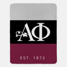 Alpha Phi Sherpa Blanket - Color Block 60"x80" | Official APhi Merch