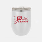 Junior League Script Engraved Wine Tumbler w/ Sliding Lid