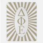 Delta Phi Epsilon Blanket - Starburst 60"x80" | DPHIE Gifts and Decor