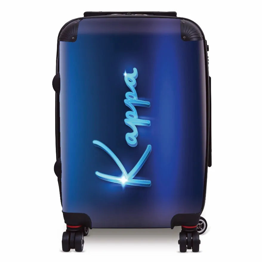 Kappa Kappa Gamma Carry-on Suitcase - Neon Suitcases