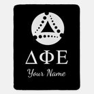 Personalized Delta Phi Epsilon XL 60x80 Sherpa Throw Blanket | Gifts