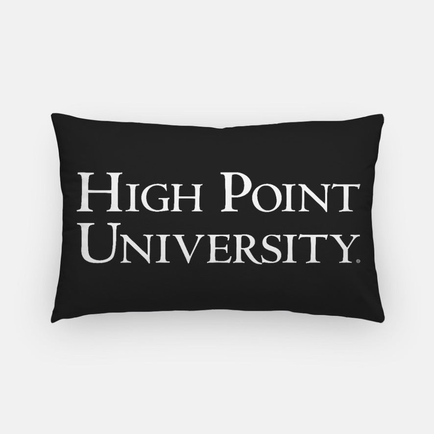 High Point University Traditional Lumbar Throw Pillow Cover | HPU Gift