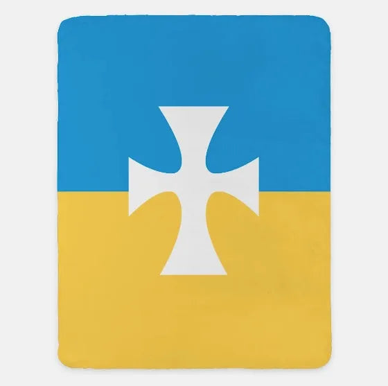 Sigma Chi XL 60x80 Blanket - Flag Blue Gold Throw Blankets
