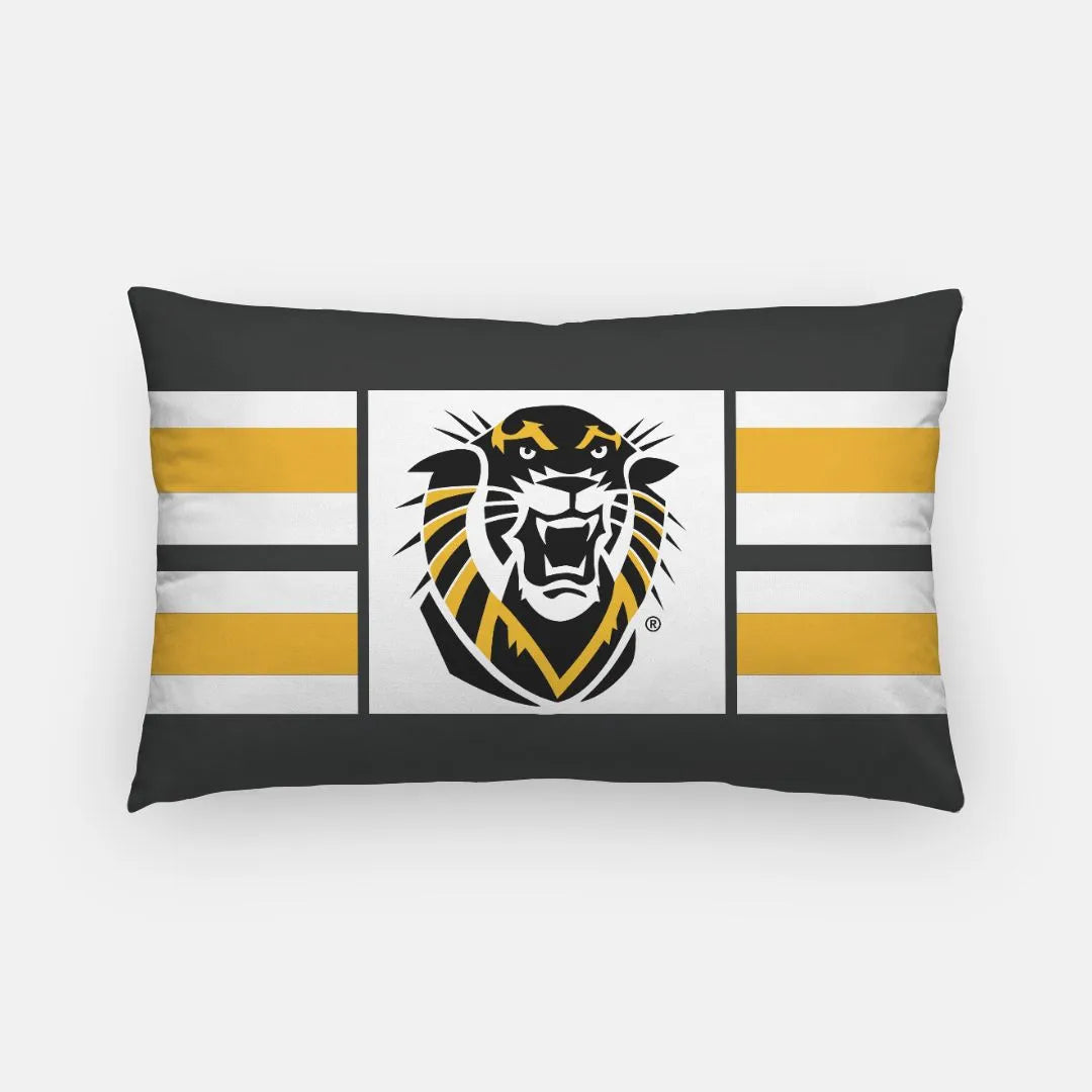 Fort Hays State University Lumbar Pillow Cover - Tiger Stripes | Gifts