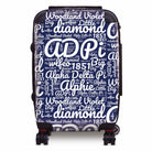 Alpha Delta Pi Carry-on Luggage - Expression Art Suitcases