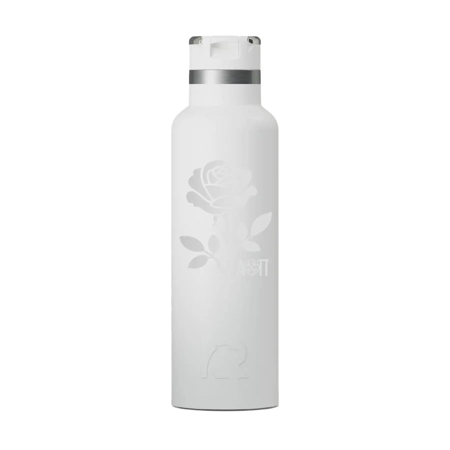 Alpha Omicron Pi RTIC 20 oz Journey Ceramic Lined Water Bottle -Rose