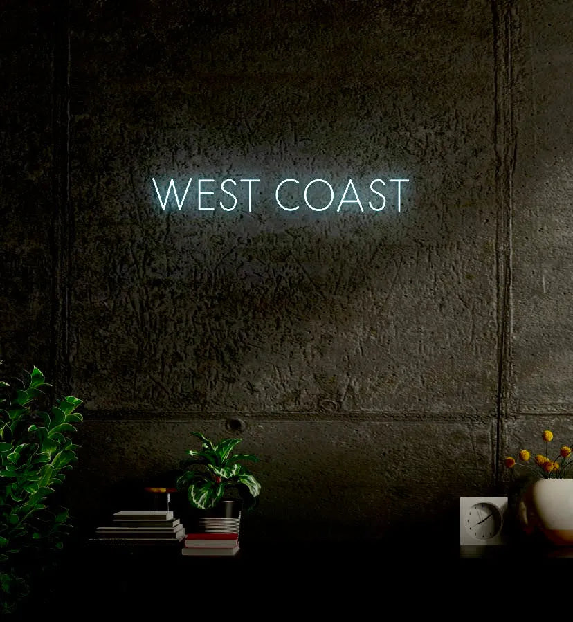 WEST COAST LED Neon Sign w/ Dimmer Neon Signs