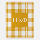 Pi Kappa Phi XL 60x80 Sherpa Throw Blanket - Plaid | Official Merch