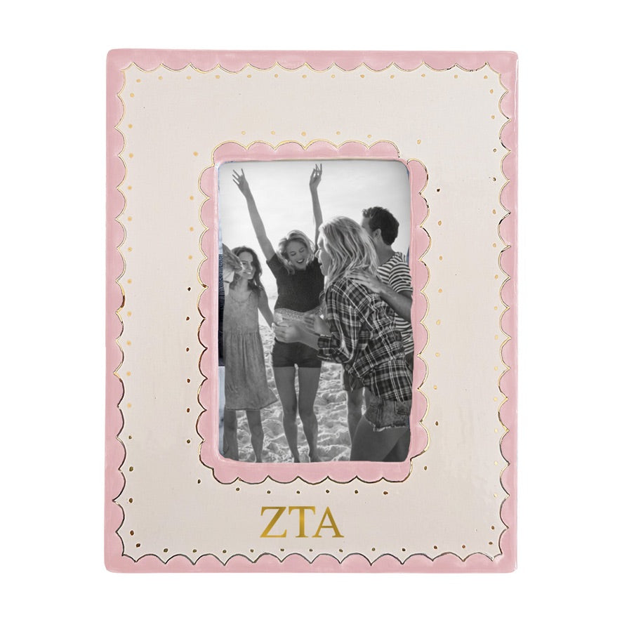 Zeta Tau Alpha Scallop Picture Frame | Big & Little Gifts