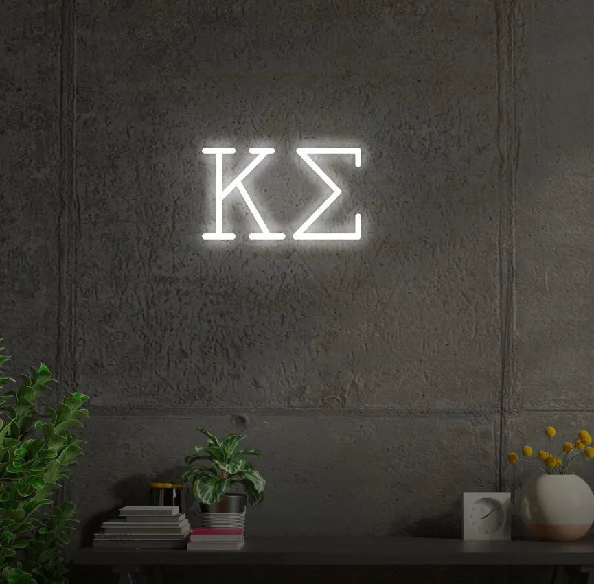Kappa Sigma LED Neon Sign w/ Dimmer Medium Neon Signs