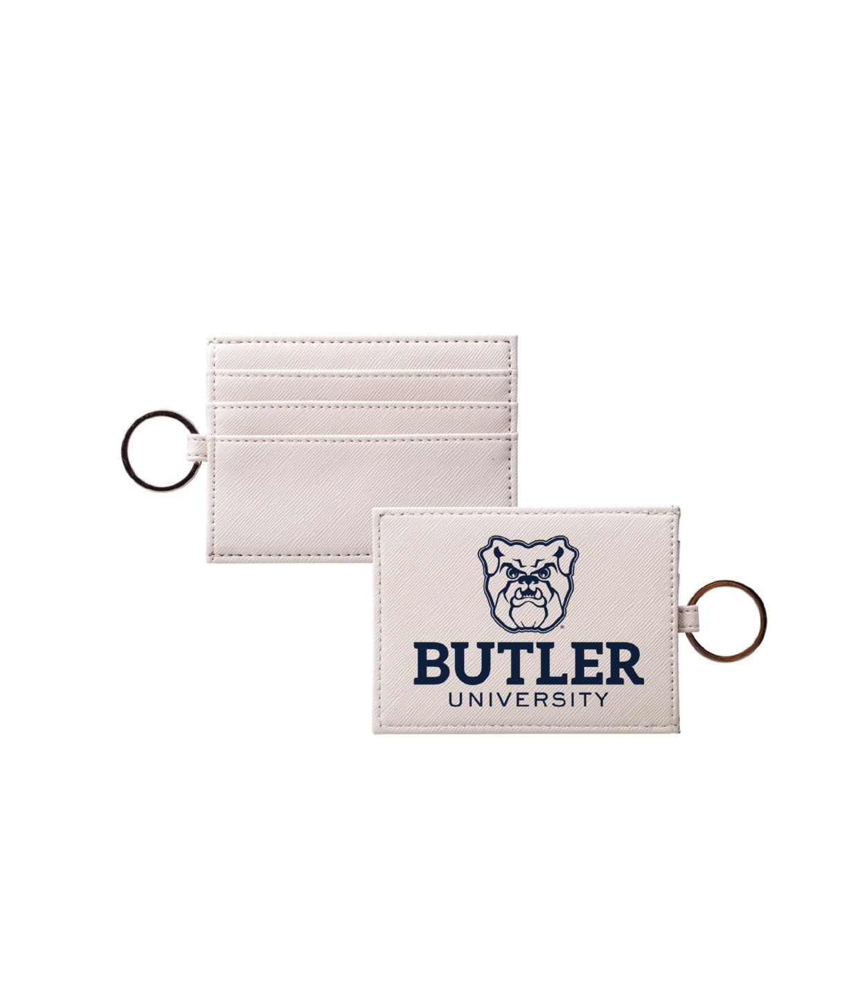 Butler University Vegan Saffiano Leather Traditional Card Holder