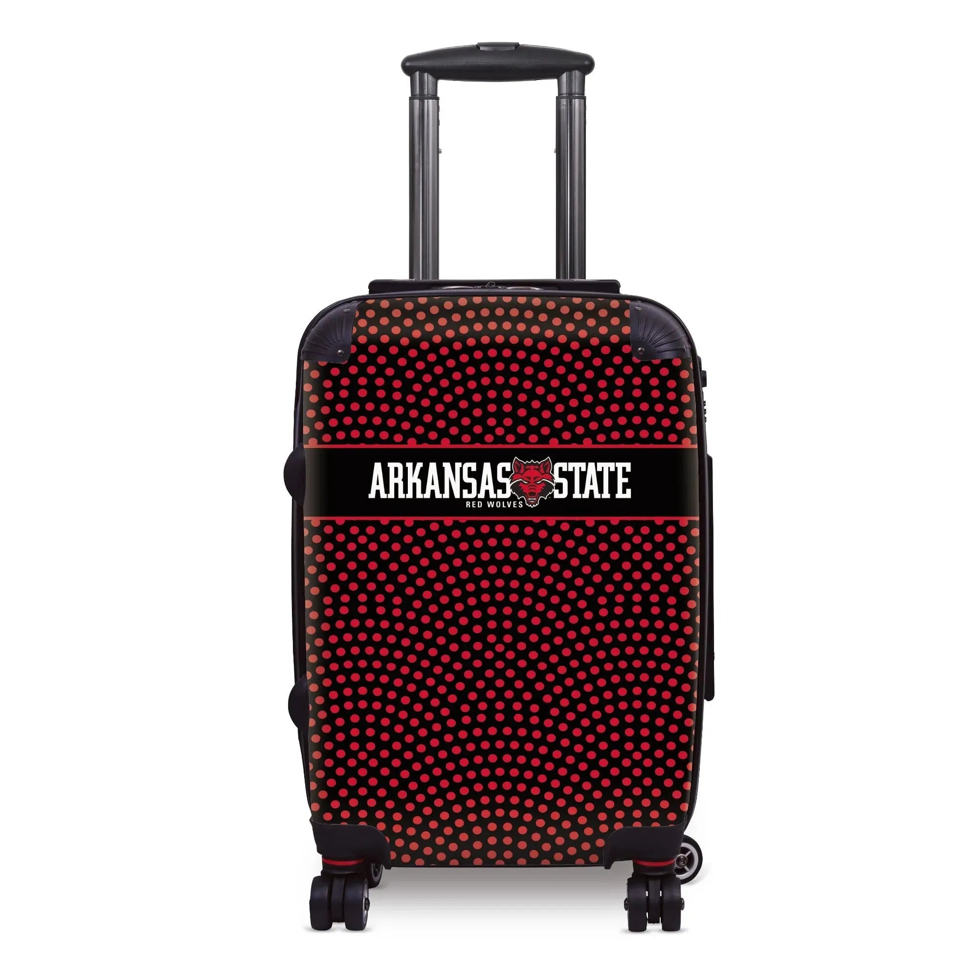 Arkansas State University Carry-On Suitcase - Dots Suitcases