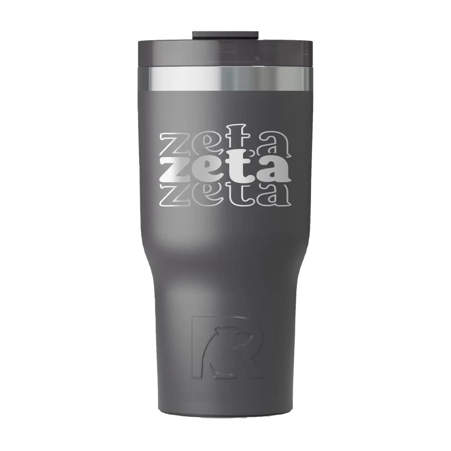 Zeta Tau Alpha RTIC 20 oz Essential Ceramic Lined Tumbler - Stacked