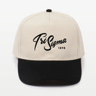 Tri Sigma Embroidered Two-Tone Baseball Cap - Script 1874 | Custom Gifts