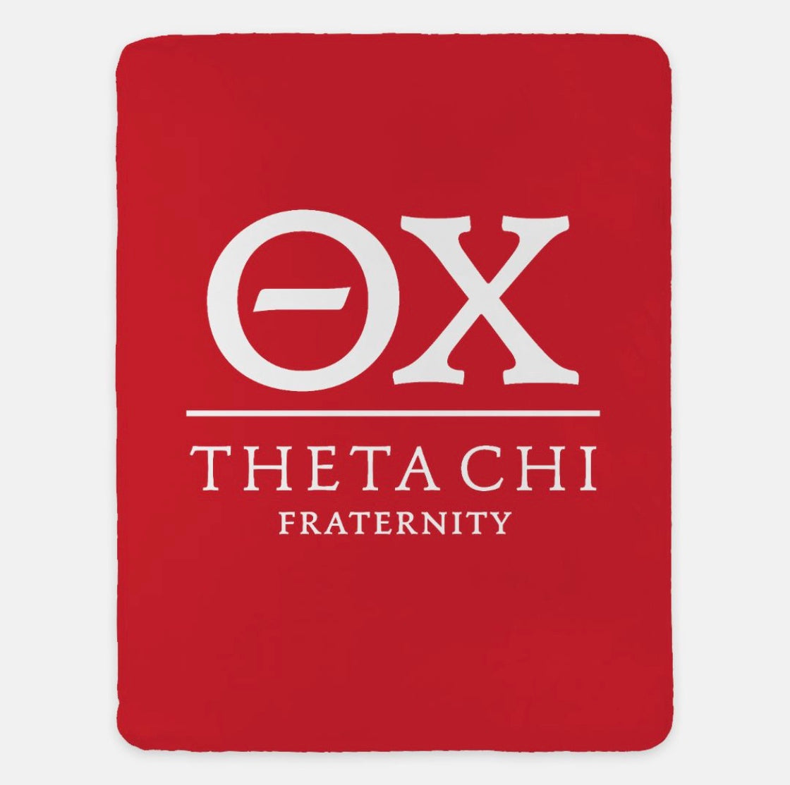 Theta Chi XL 60x80 Blanket | Official Fraternity Merch | Greek Gifts