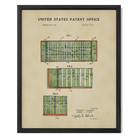 Football Field US Patent Art Print | Dorm Decor For Guys | Sports | Campus Greek Fit