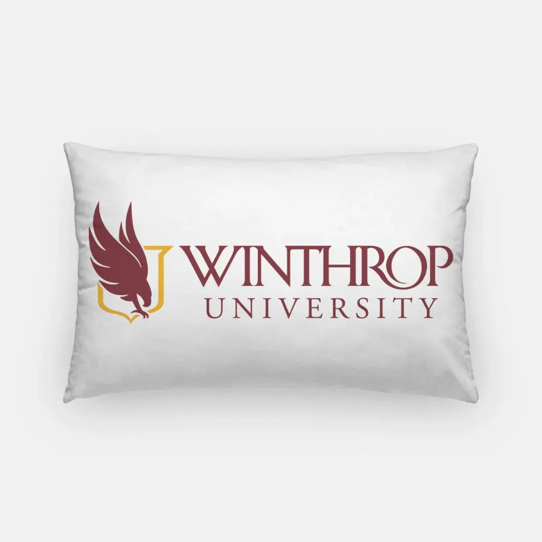 Winthrop Traditional Lumbar Throw Pillow Cover - White Pillow Covers