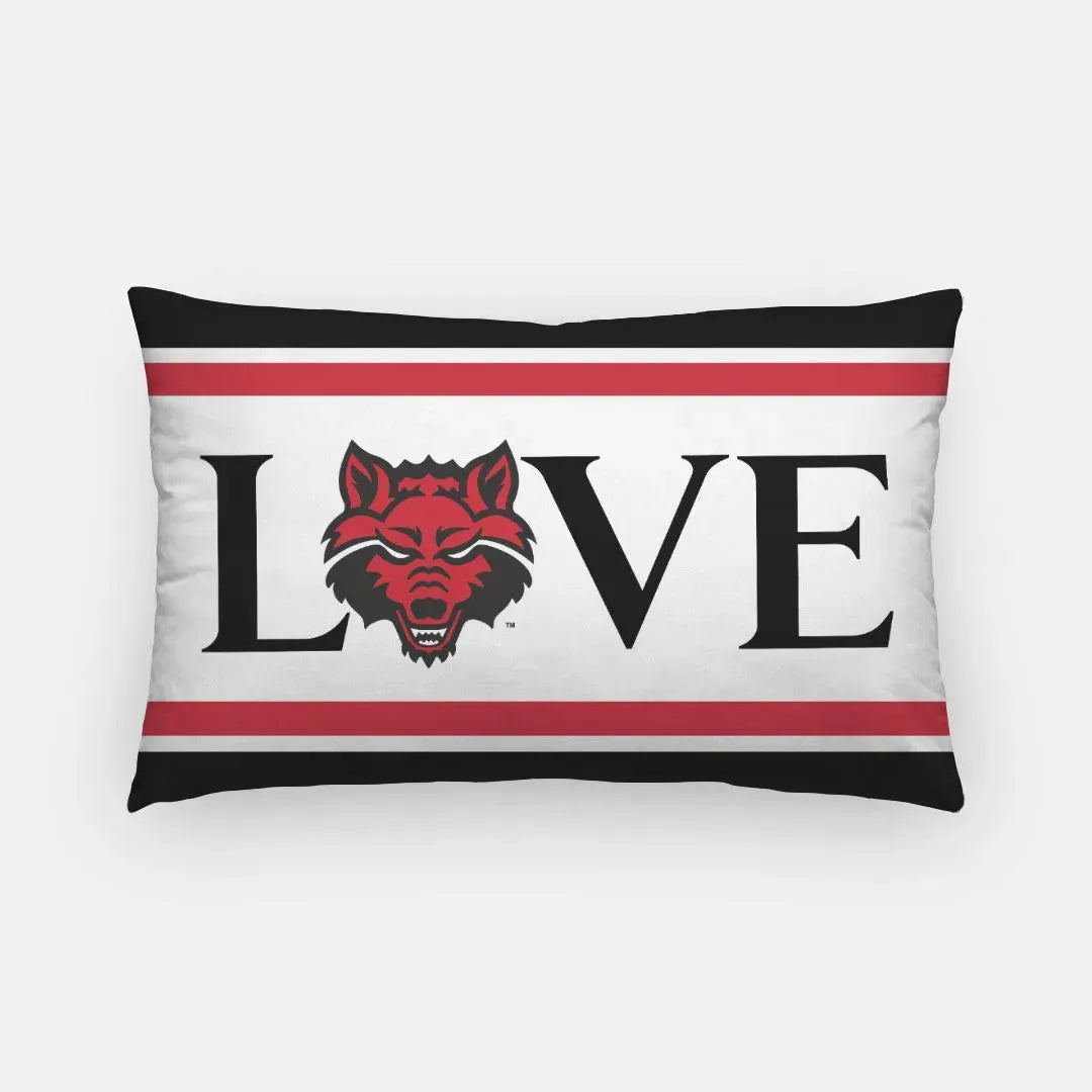 Arkansas State University Lumber Throw Pillow Cover - LOVE Pillow Covers