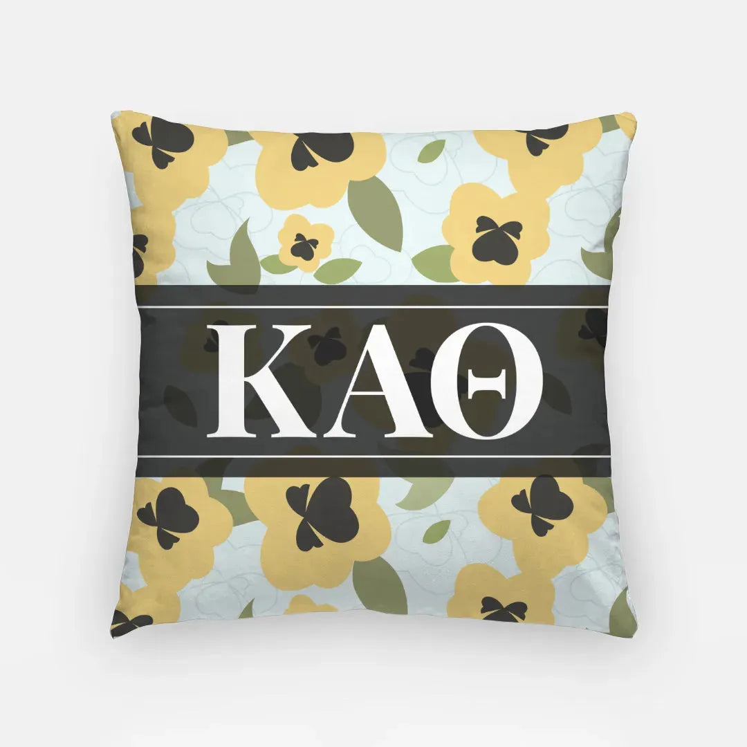 Kappa Alpha Theta 18" Throw Pillow Cover - General Pattern Pillow Covers
