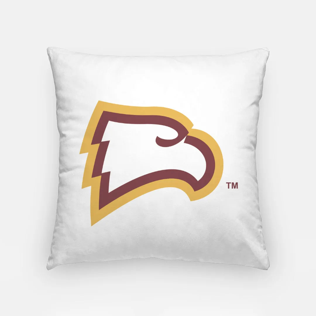 Winthrop University Pillow Cover - 18" - Eagle Head White | Gifts and Decor | Festive Fit Home