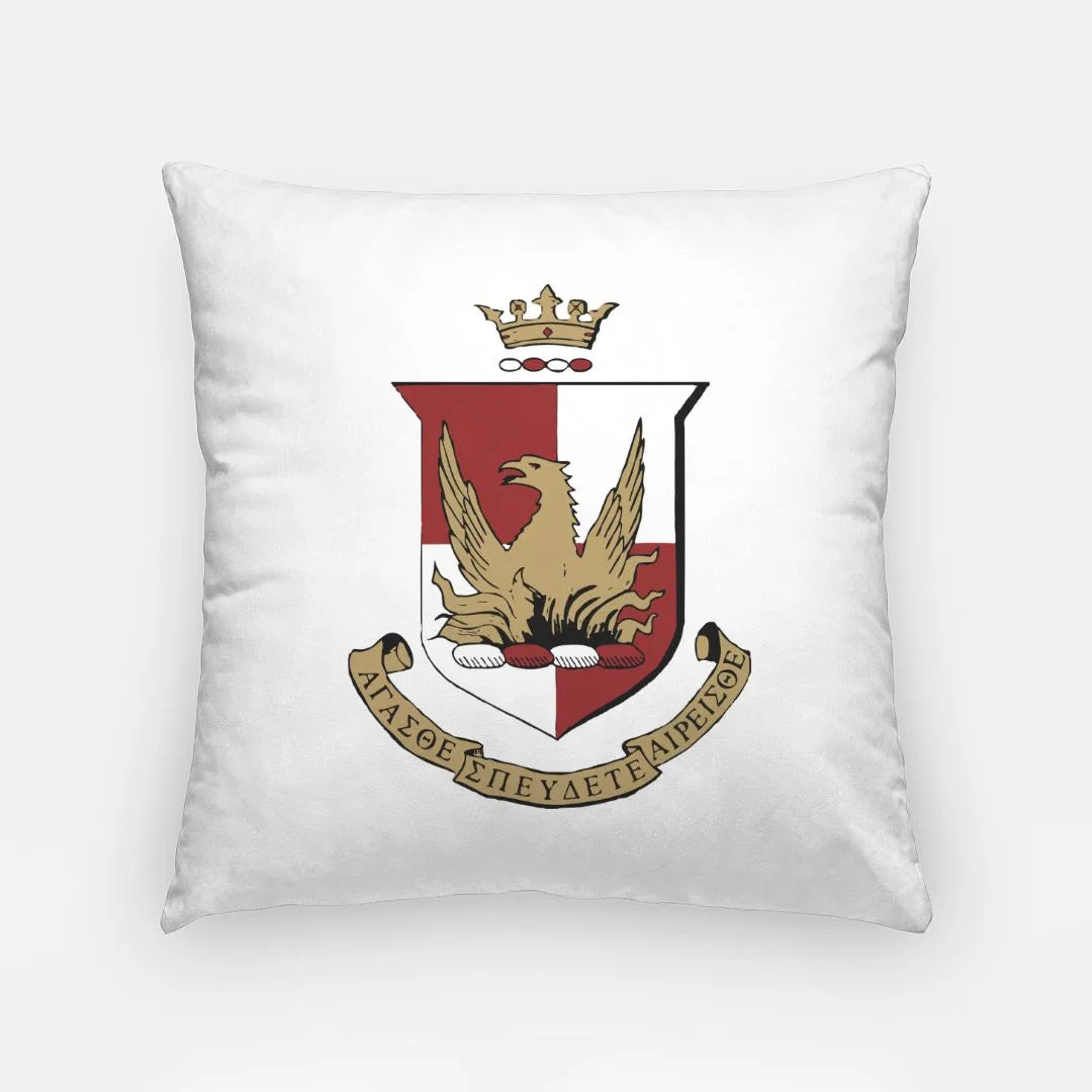 Alpha Sigma Alpha Pillow Cover - Crest 18" | Official Gift Shop | Decor | Festive Fit Home