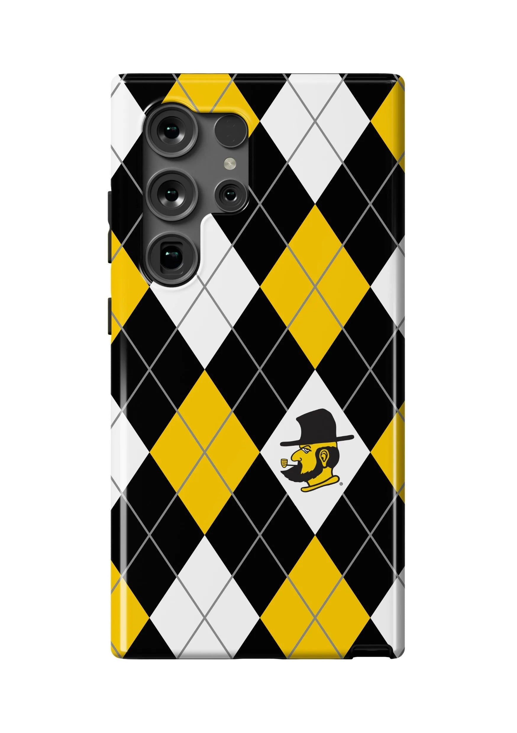 APP STATE Samsung Galaxy 25, 24, 23 Mobile Phone Case - Argyle Gloss Mobile Phone Cases