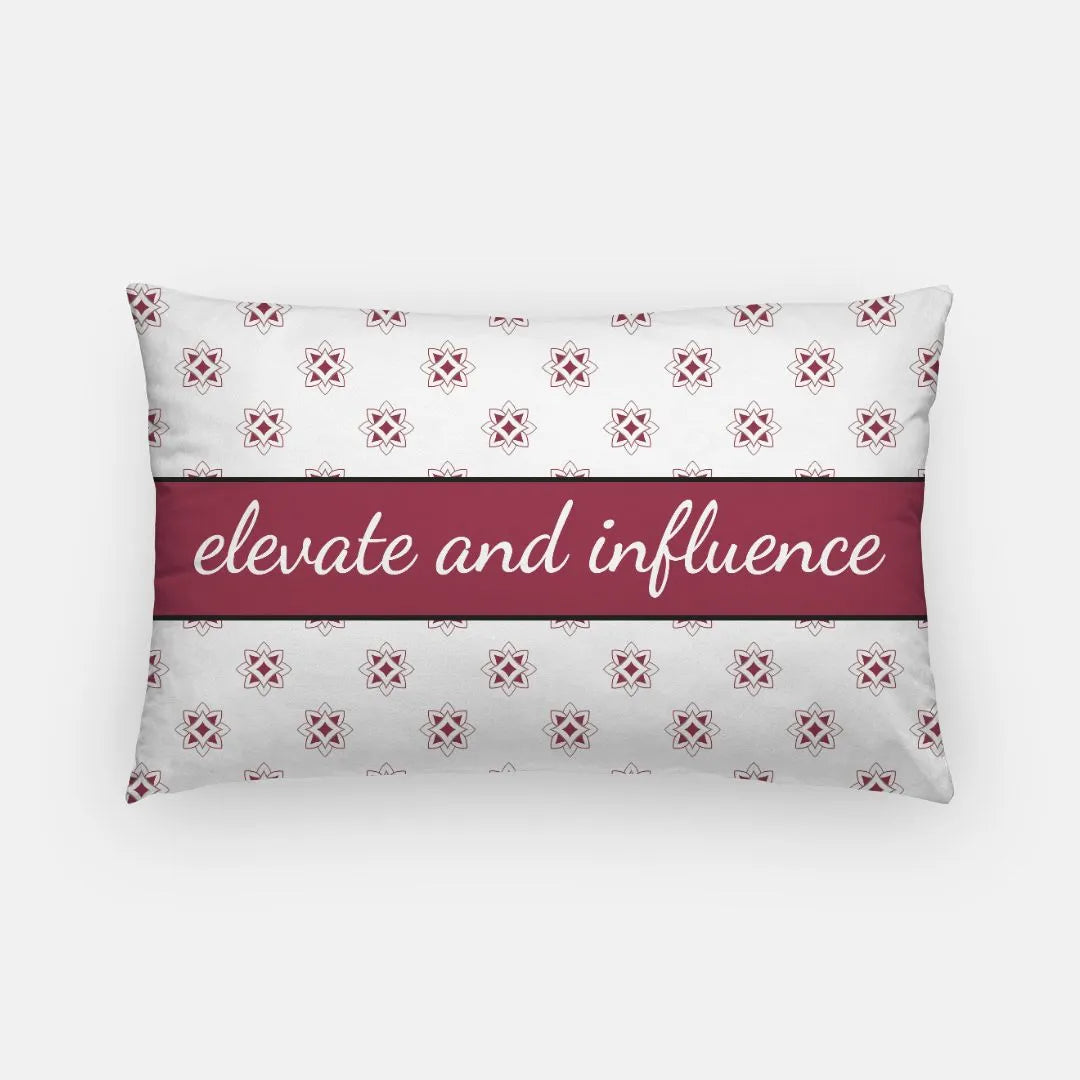 Alpha Sigma Alpha Lumbar Pillow Cover - Evaluate and Influence | Gifts and Decor | Festive Fit Home