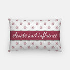 Alpha Sigma Alpha Lumbar Pillow Cover - Evaluate and Influence | Gifts and Decor | Festive Fit Home