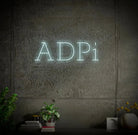 ADPi LED Script Neon Sign | Dorm Decor | Party Sign Gifts | Wall Art