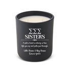 Personalized Tri Sigma Laser Engraved Candle 12 oz. - Sisters