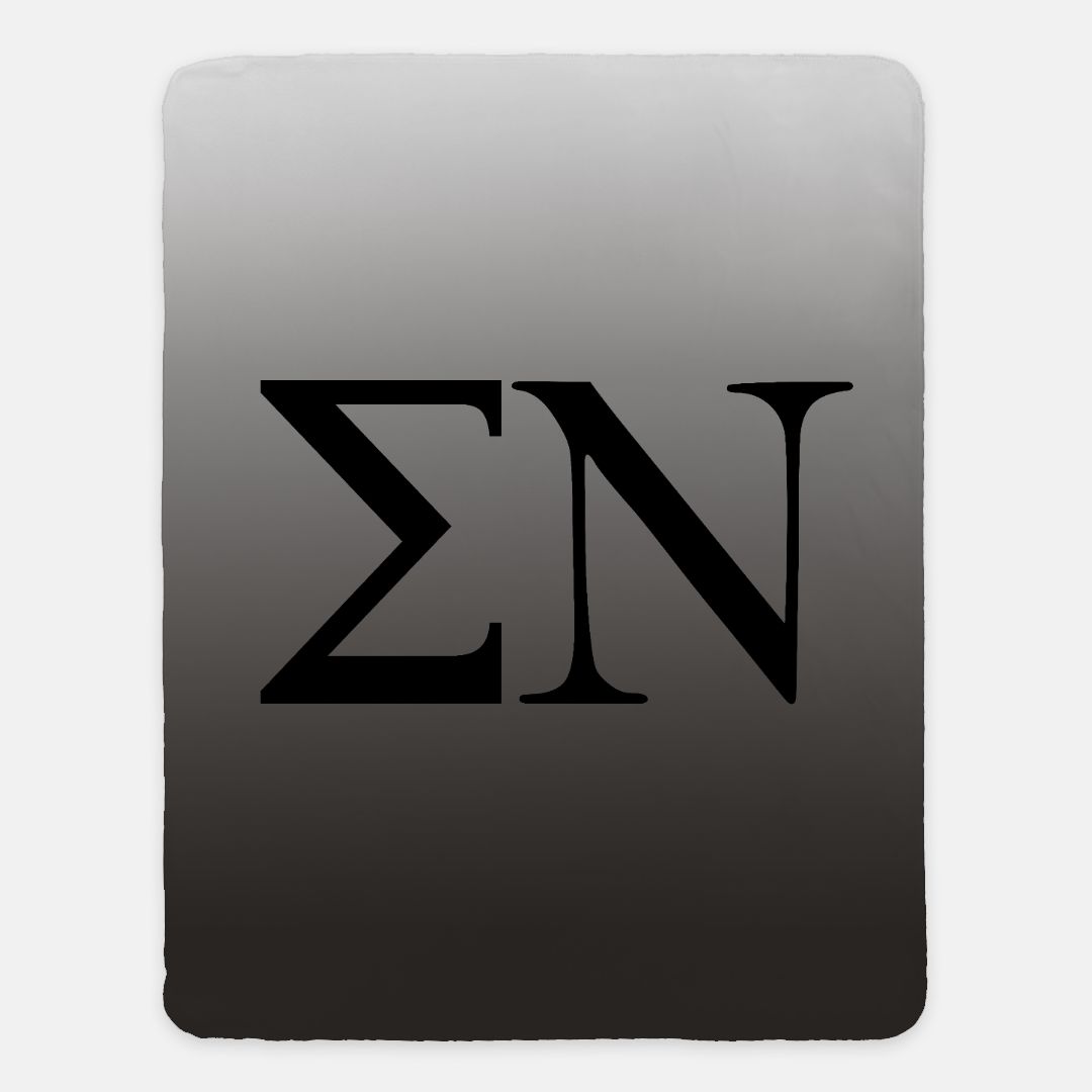 Sigma Nu Sherpa Blanket XL 60x80 - Gradient Default Title Throw Blankets