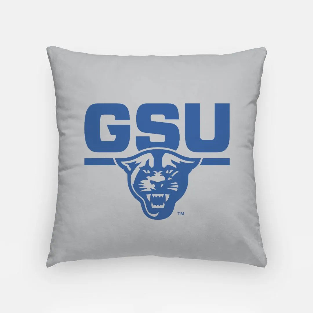 GSU Gray 18" Throw Pillow Cover | Custom Panthers Gifts & Custom Decor