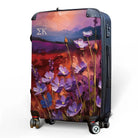 Sigma Kappa 20" Carry-on Suitcase Luggage Bold Purple Violets  Sig Kap