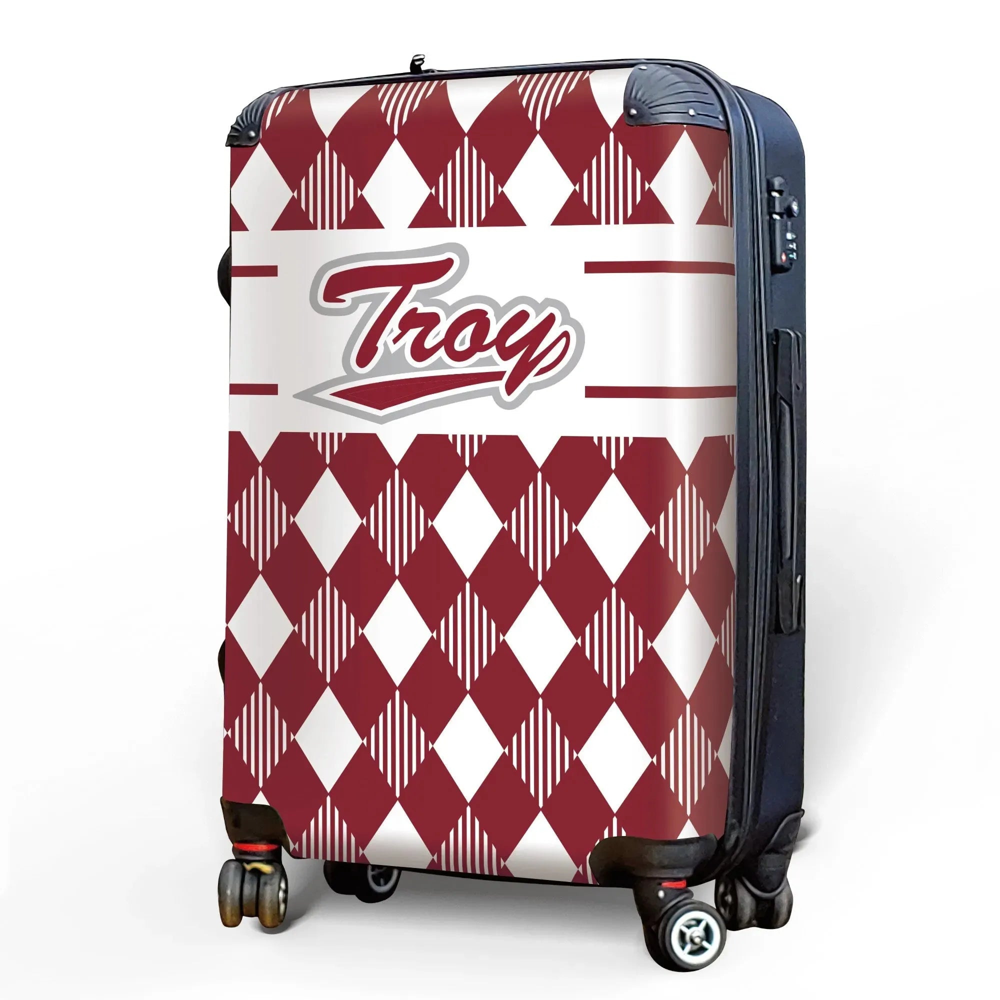 Troy University Carry-on Suitcase - Argyle Suitcases