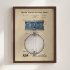 Snare Drum US Patent Art Print | Wall Art | Music-Themed Dorm Decor