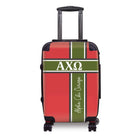 Alpha Chi Omega 20" Carry-on Suitcase Luggage Cross Stripe | AXO Gifts