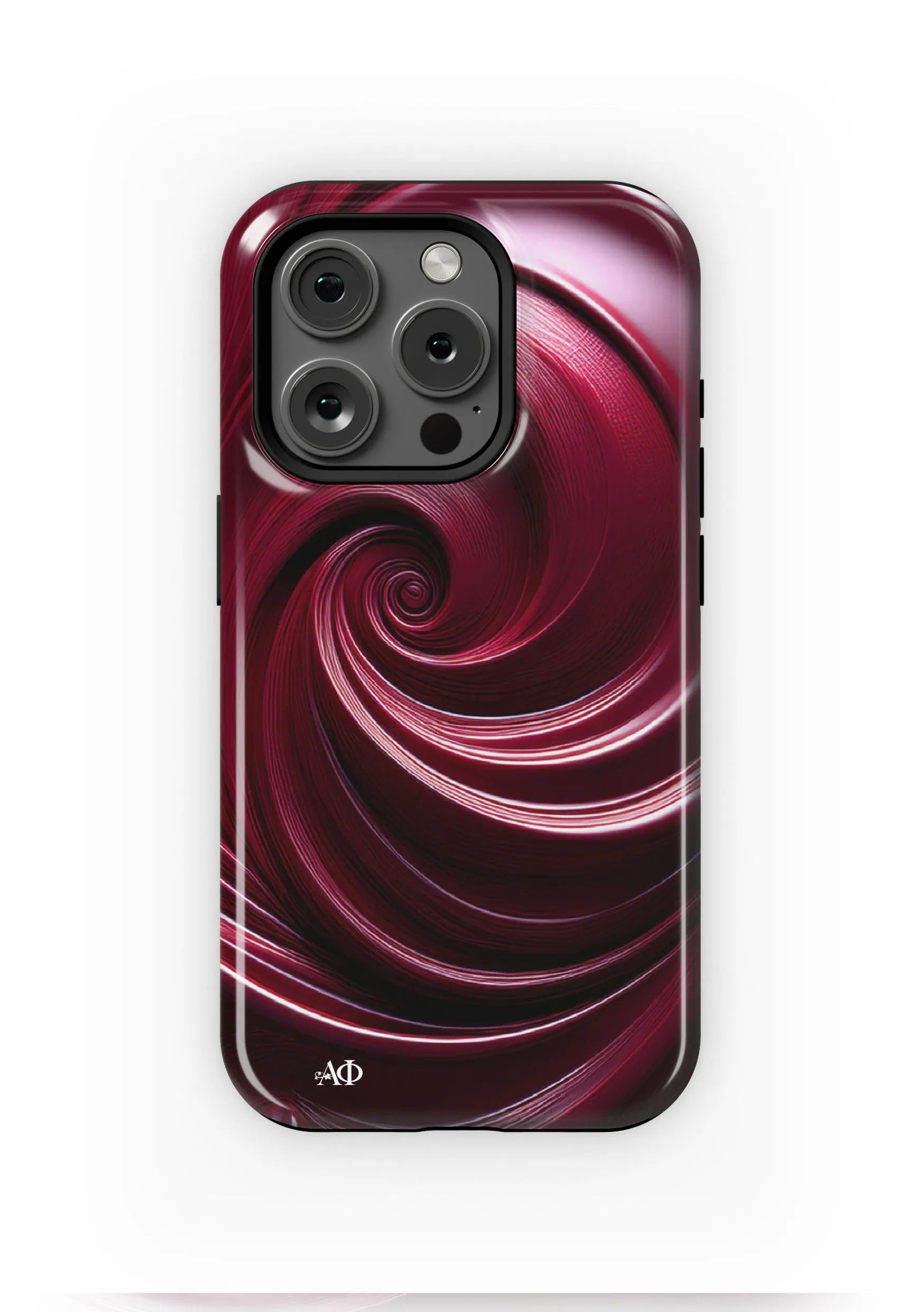 Alpha Phi iPhone 16, 15, 14 Mobile Phone Case - Swirl | APhi Gifts