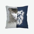 Butler Bulldog Sequin Pillow Cover | Official Merch | Gifts & Decor