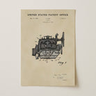 Henry Ford Engine US Patent Wall Art Print | Car Enthusiasts Gifts