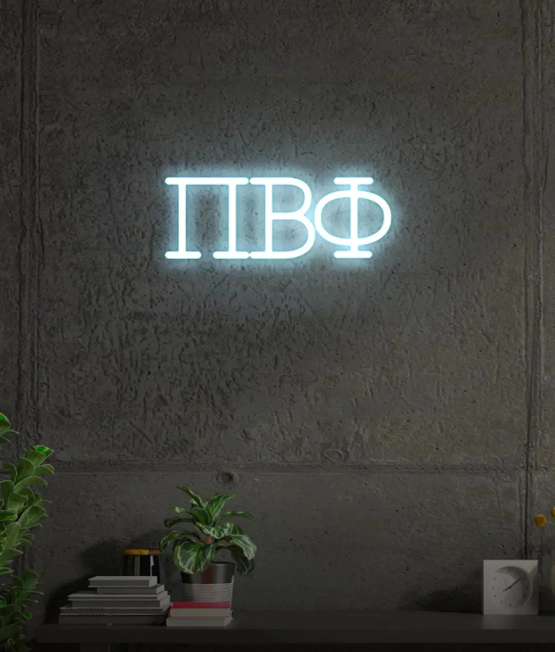 Pi Beta Phi LED Neon Sign w/ Dimmer Medium Neon Signs