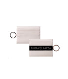 Sigma Kappa Vegan Saffiano Leather Card Holder - Modern Stripe | Sig Kap Gifts