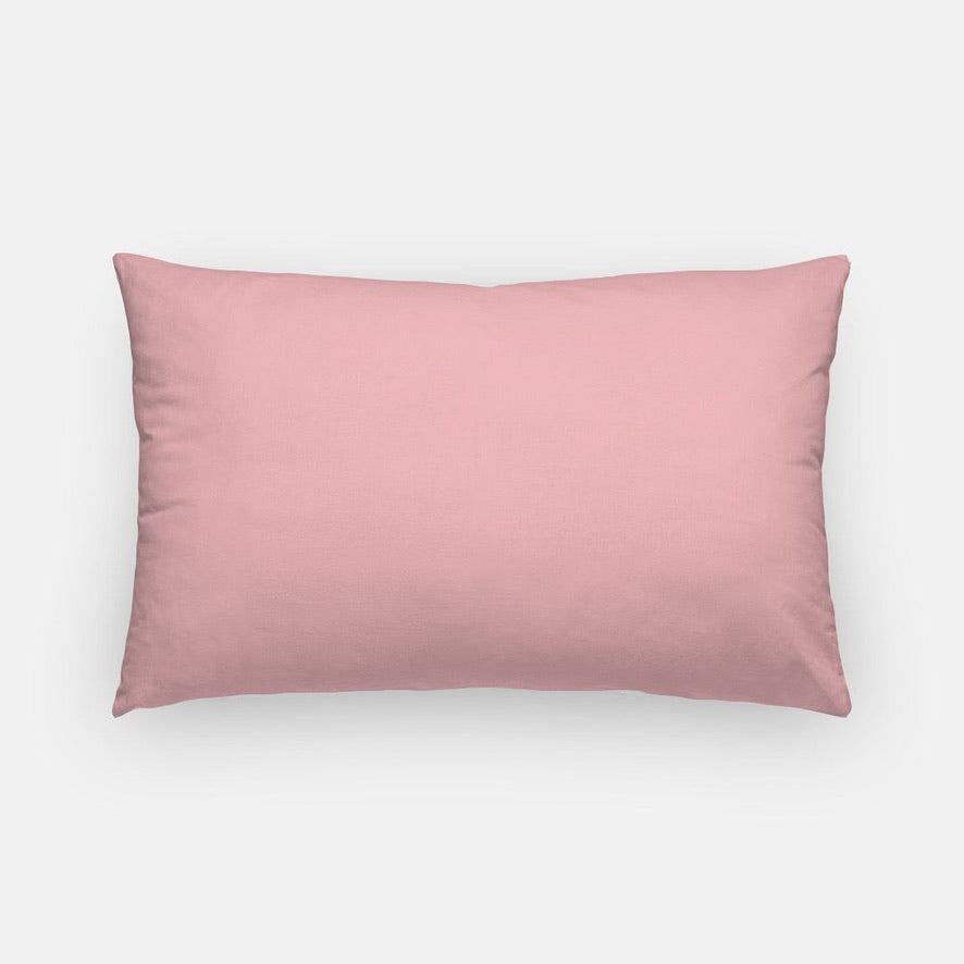 Alpha Xi Delta Pink Rose Throw Lumbar Pillow Cover | AXiD Gift Shop