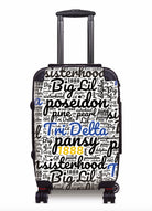 Tri Delta Carry-on Suitcase - Expression Art White Suitcases