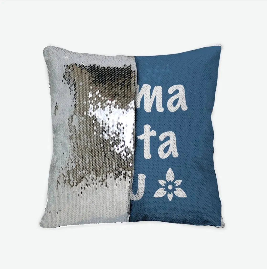 Sigma Delta Tau Sequin Pillow Cover Old Blue Pillow Covers